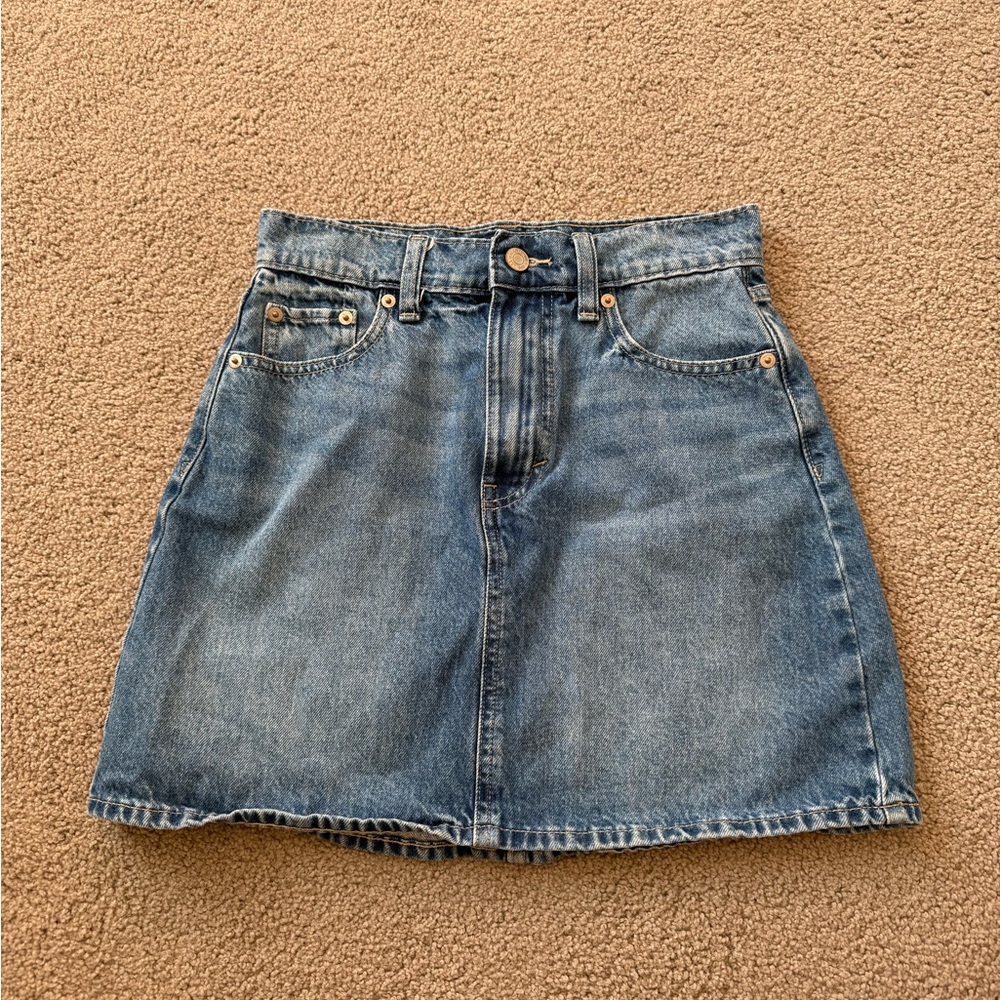 Gap Classic Blue Denim Skirt